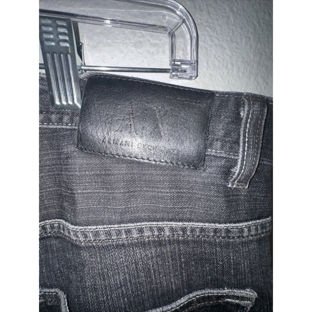 Vintage Armani Exchange Black Jeans Men's Size 34X34 Made in USA 🇺🇸 AE